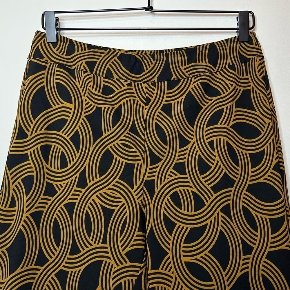 Who What Wear Swirling Rings High Waist Wide Leg Pants Size 10 - Picture 3 of 6